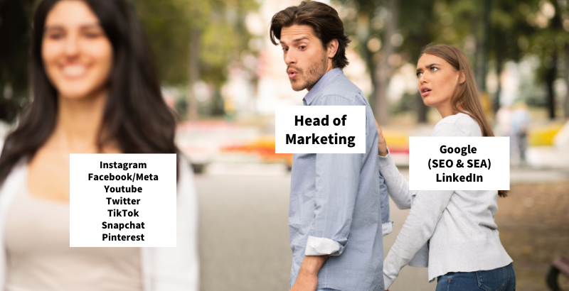 Meme zum Thema Online Marketing für Finanzdienstleister